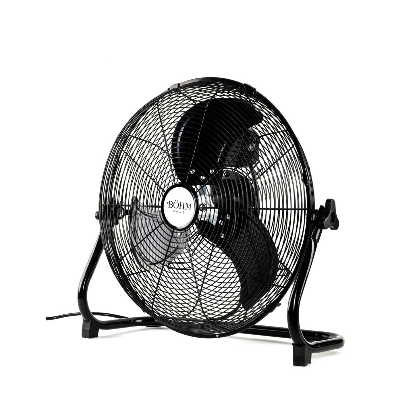 Ventilator de Podea BOHM BLFF-40, 16 Inch, 90W, 3 Viteze, Pale Aluminiu