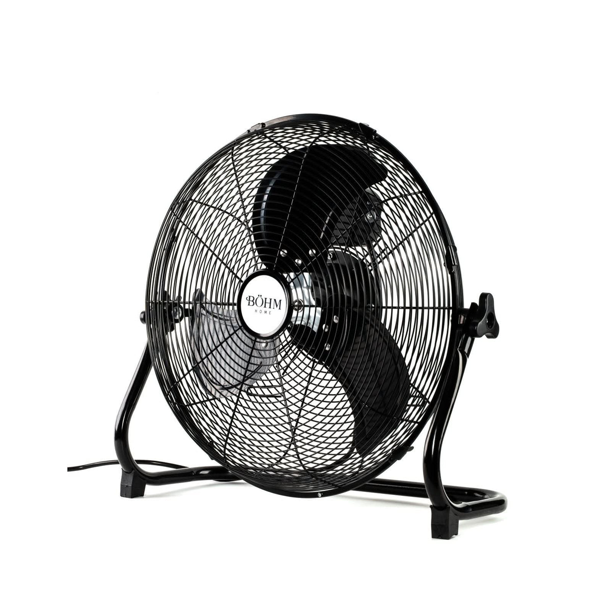 Ventilator de Podea BOHM BLFF-40, 16 Inch, 90W, 3 Viteze, Pale Aluminiu