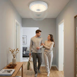 Plafoniera E27 cu senzor 360°, 2x40W, Ø298 mm