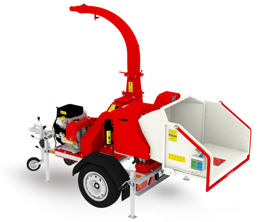 Tocator crengi ZEP  MK-170BD ARPAL cu motor 35 CP, diametru max 180 mm, 10 m3/h, 6 cutite, jgheab 360°