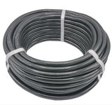 Furtun gaz PVC 8mm 45m, insertie textila, negru, presiune 20 bari
