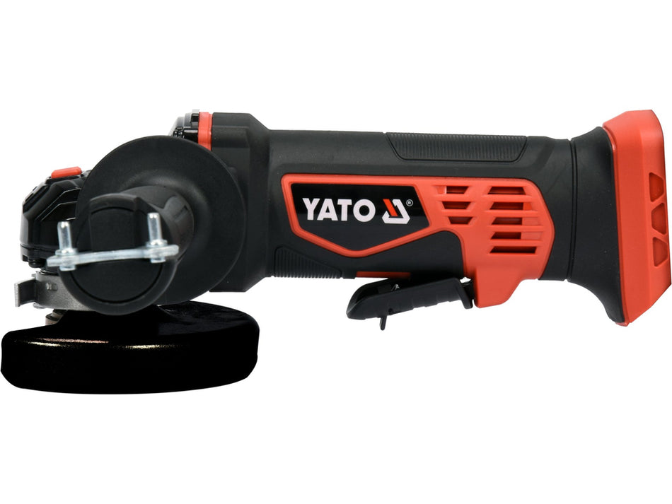 Polizor unghiular 125mm, 18V, fara acumulator, viteza 10000rpm, Yato