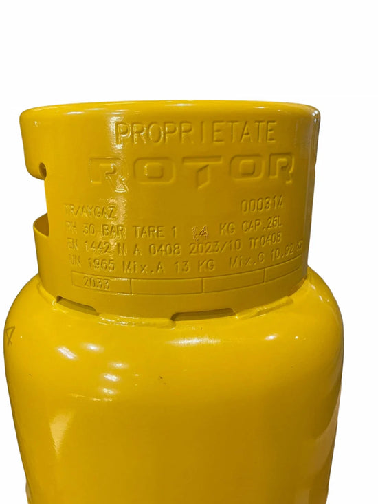 Soba pe gaz GPL BÖHM BF-003A, 4,20 kW, 3 trepte de putere, pentru 20–80 m², cu regulator, furtun 1,5 m si butelie GPL 26 L