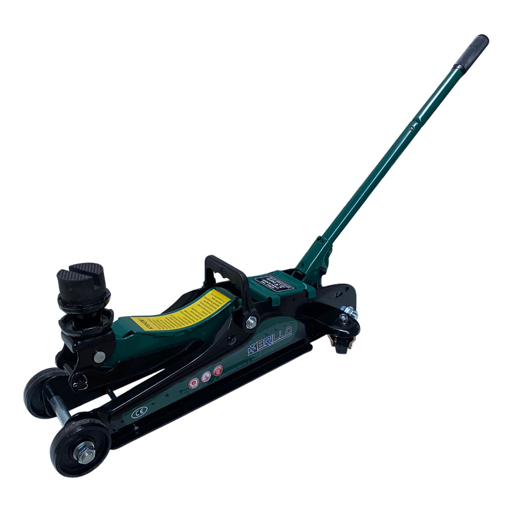 Cric hidraulic tip crocodil Brillo, 2.5 tone, otel rezistent, cu roti pivotante