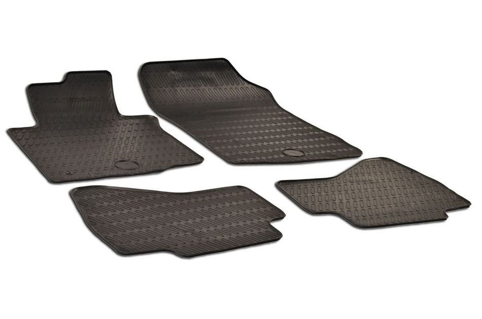 Covorașe Auto Cauciuc Umbrella Gri Carbon pentru Peugeot 107 (2005-2014), 108 (2014-), Citroen C1 (2005-2014), Toyota Aygo (2005-2014)