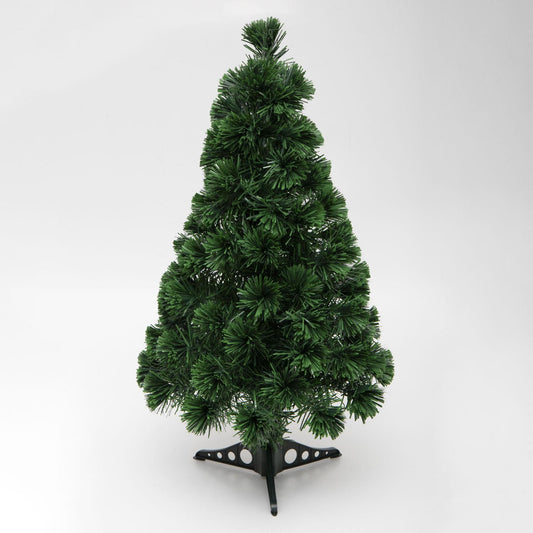 Brad Artificial cu Fibra Optica si LED, Schimbare Culoare, 80 cm, Picior Plastic – KIX80LED