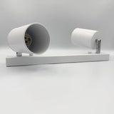 Spot liniar reglabil 2xGU10, 450 mm, alb
