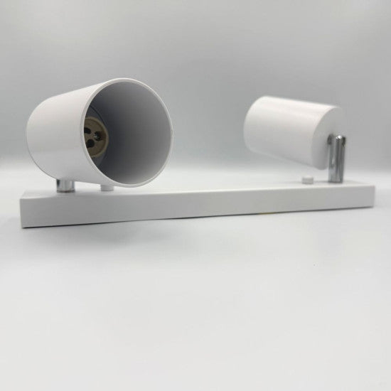 Spot liniar reglabil 2xGU10, 450 mm, alb