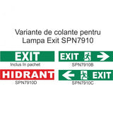 Lampa EXIT LED 60 LED-uri, 6500K, 330x70x30 mm