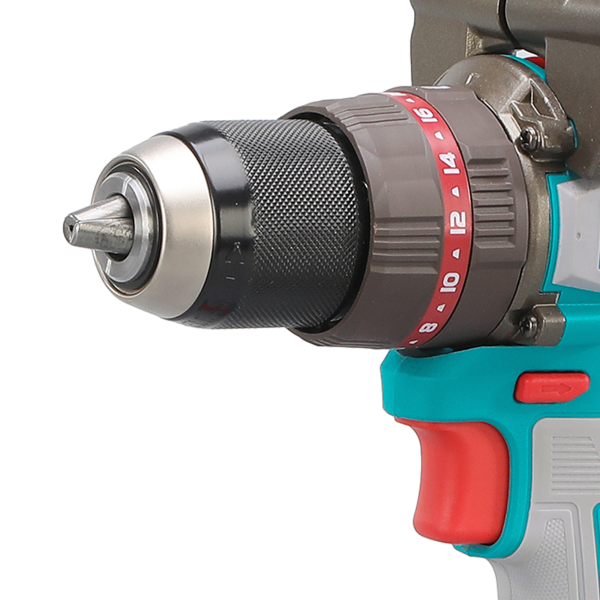 Masina de gaurit cu percutie TOTAL 42V, 99 Nm, 13 mm