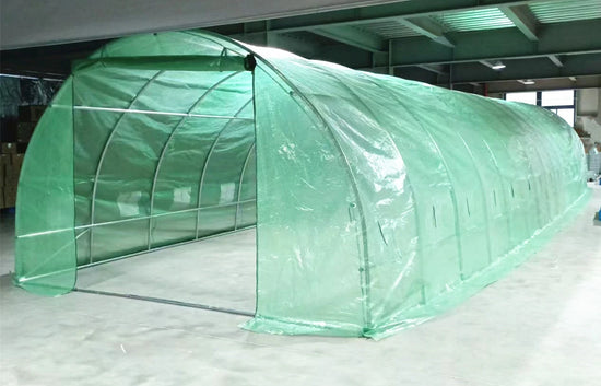 Solar gradina 10x3x2 m ZEP PRO, folie polietilena 180 g/mp, structura otel galvanizat, rezistent UV