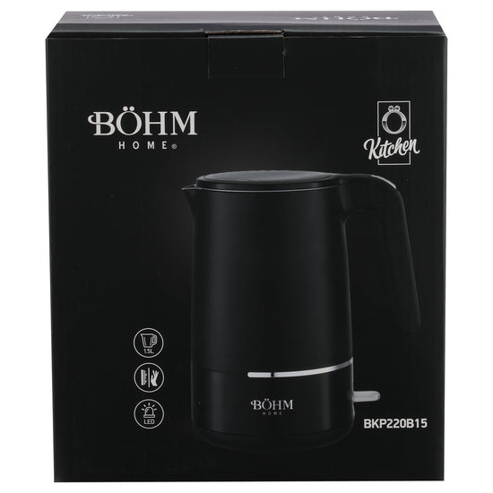Fierbator electric BOHM HOME BKP220B15, 2200 W, 1,5 L