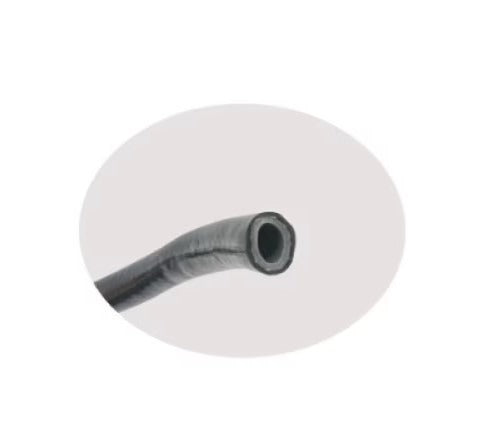 Furtun gaz PVC flexibil cu insertie textila, 8mm, 45m, negru – rezistent si sigur