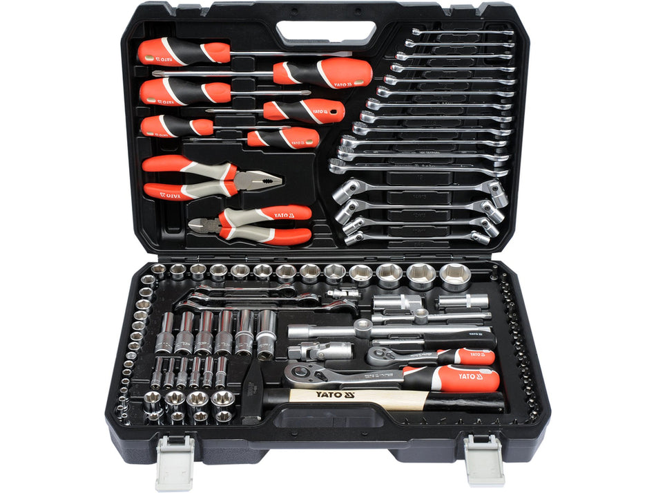 Trusa tubulare, chei combinate si antrenor 109 piese Yato – solutia completa pentru orice atelier
