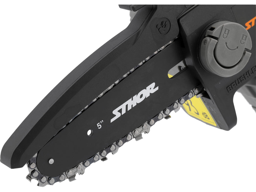 Mini Drujba STHOR 20V 5” cu Acumulator 2Ah, Compacta si Eficienta pentru Gradina