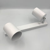 Spot liniar reglabil 2xGU10, 450 mm, alb