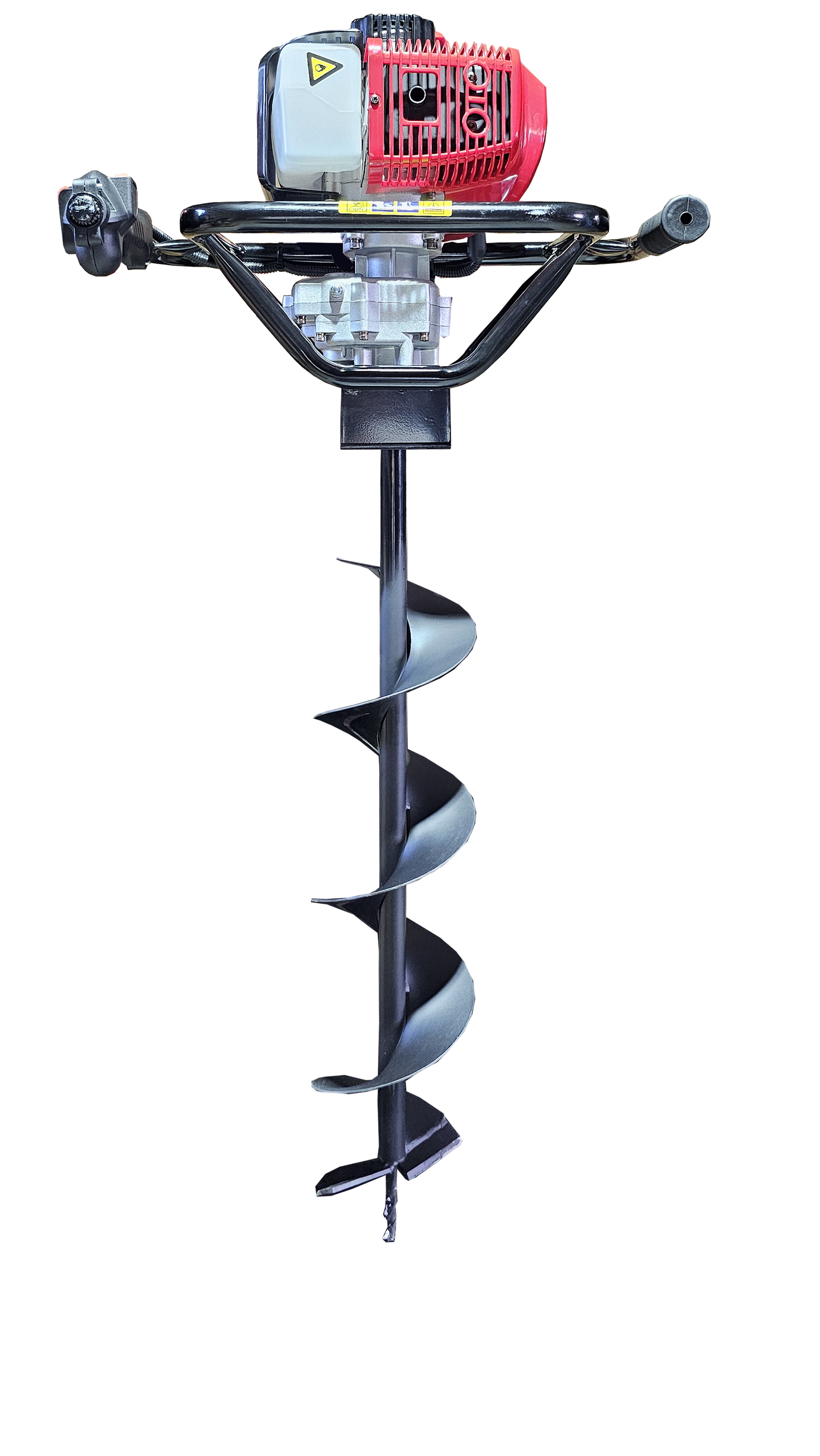 Motoburghiu Profesional ZEP 52CC, 4.7 CP, 2 timpi, 3500W, burghiu 150 mm inclus,