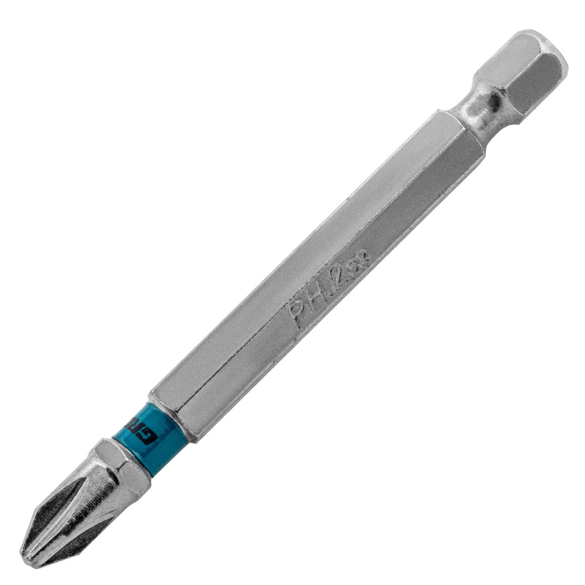 Set Biti Gross PH2 x 70 mm, Oțel S2, Profil Hexagonal, 10 Bucăți, Magnetici