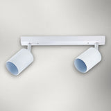 Spot liniar reglabil 2xGU10, 450 mm, alb
