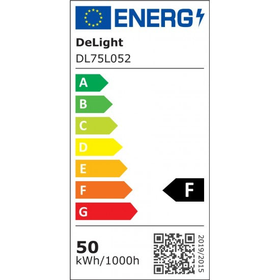 Lustra LED Patrata 50W, 2 Brate, 3 Culori, IR, 550x115 mm