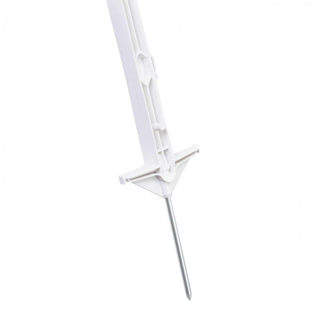 Stalp plastic gard electric 105cm cu varf otel galvanizat si suport fir banda