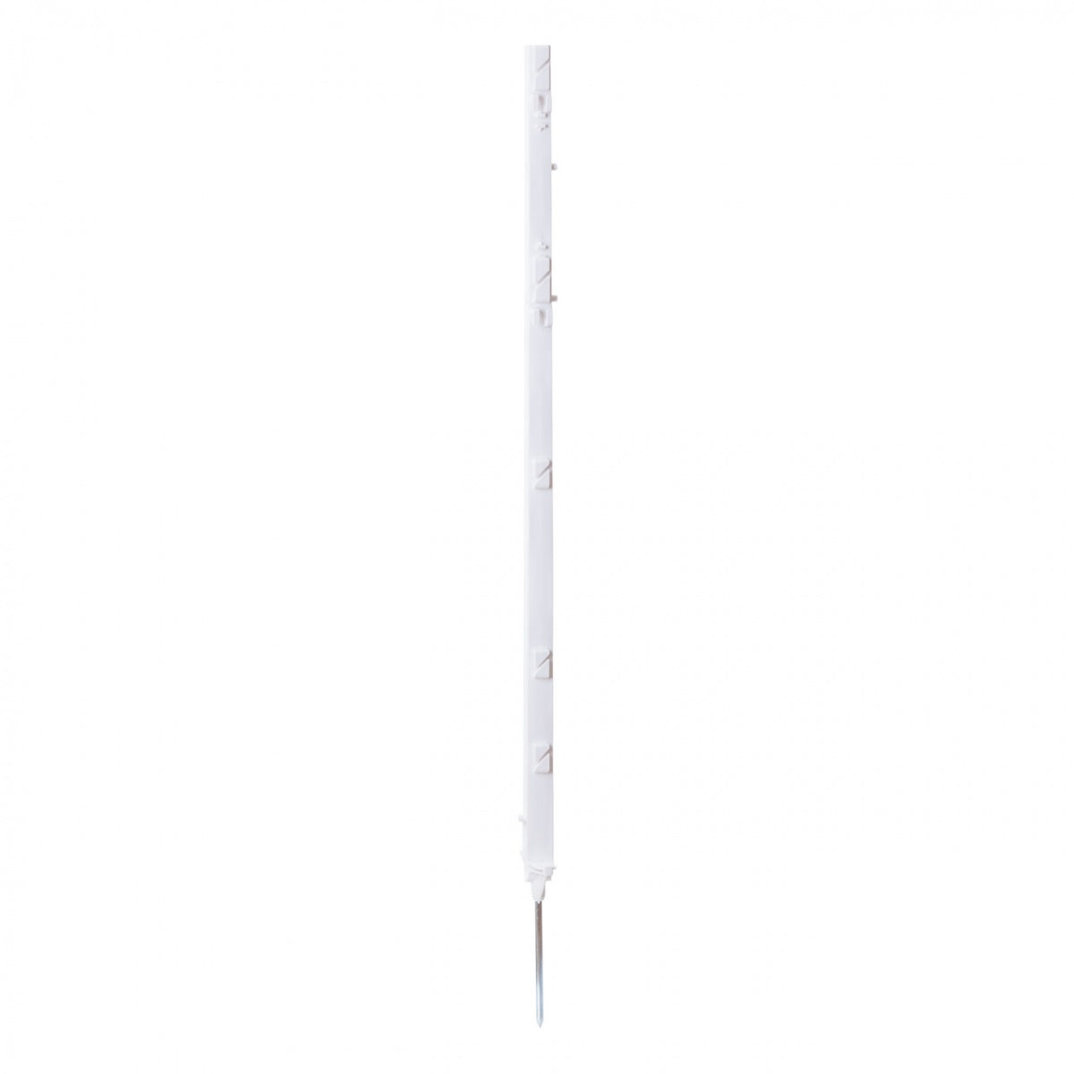 Stalp plastic gard electric 105cm cu varf otel galvanizat si suport fir banda