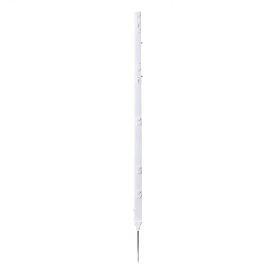 Stalp plastic gard electric 105cm cu varf otel galvanizat si suport fir banda
