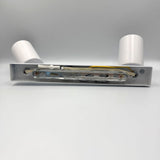 Spot liniar reglabil 2xGU10, 450 mm, alb