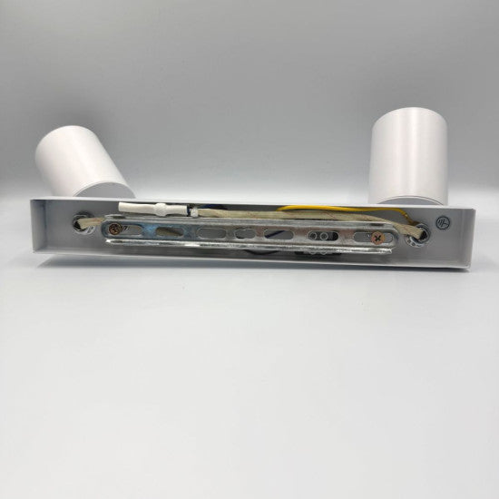 Spot liniar reglabil 2xGU10, 450 mm, alb