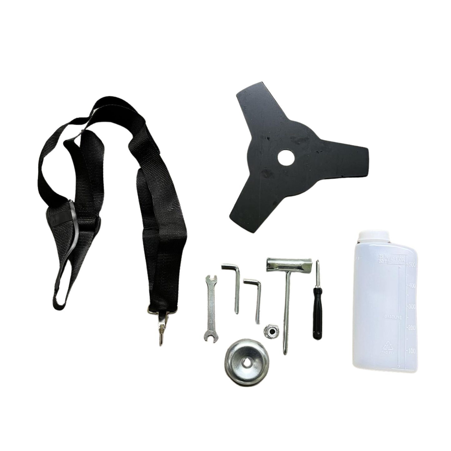 Motocoasa pe benzina Kraft&ZEP BC520, 5.1 CP, motor 52cc, 9000 RPM, disc + fir, trusa accesorii