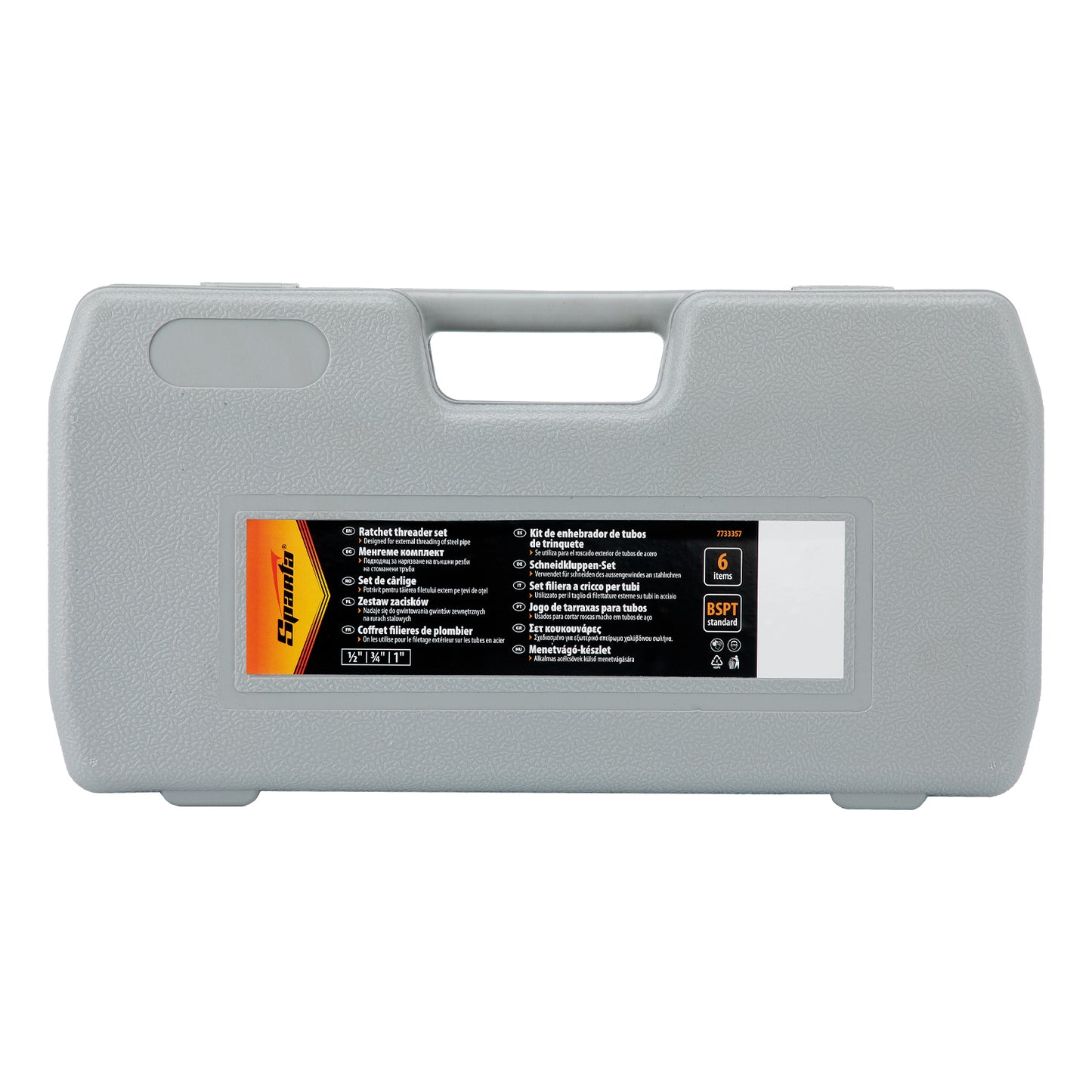 Set filiere Sparta, 1/2"-3/4"-1", 6 piese