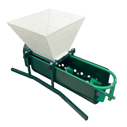 Zdrobitor struguri cu desciorchinator ZEP DG07, 300 kg/ora, 20L, role compozit, manual