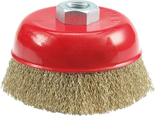 Perie Cupa Vorel 100 mm M14, Sarma Ondulata, Pentru Polizoare