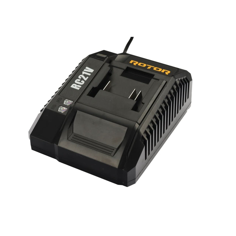 Încărcător ROTOR RC21V, 21V, 4A, Încărcare Rapidă pentru Baterii Unelte Electrice