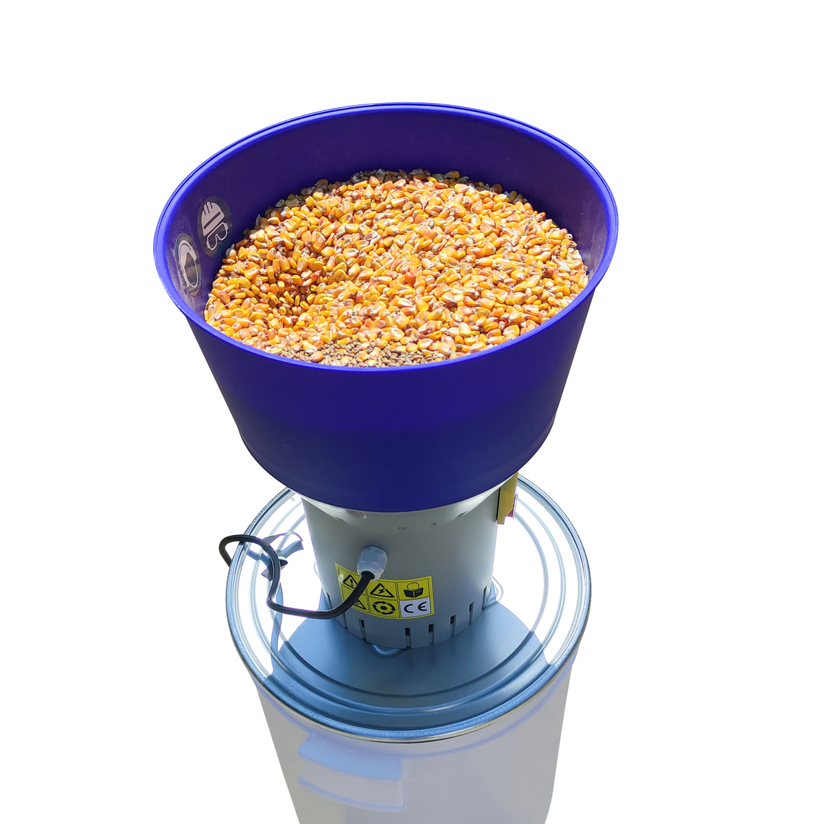 Moara cereale ZEP EUROMILL-50, 1400W, 300 kg/h, galeata 50L, 4 site incluse, motor cupru