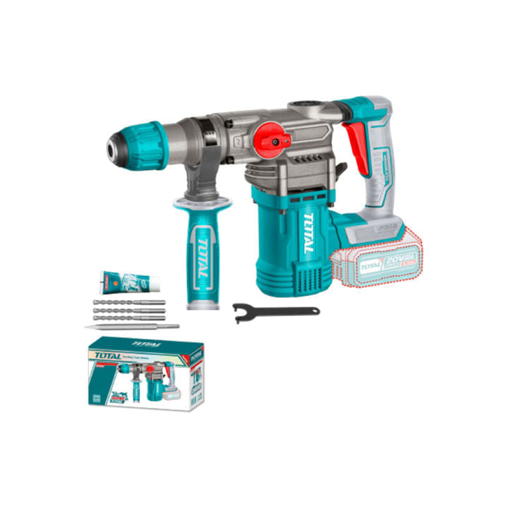 Trusa scule TOTAL INDUSTRIAL 100 piese, cutie metalica