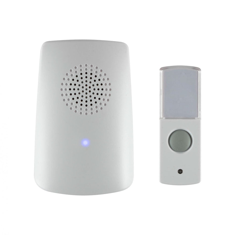 Sonerie Wireless DB 1001DC, 100m, 8 Melodii, Clema Prindere, IP44, Frecventa 433,9 MHz