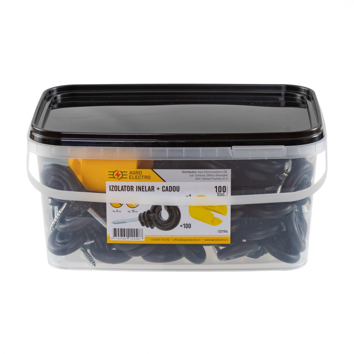 Izolator pentru Gard Electric - 100 Buc./Cutie + Cadou Dispozitiv de Înfiletare