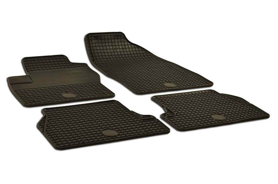 Set Covorașe Auto Cauciuc Umbrella pentru Ford Focus II (2005-2010), Focus III (2011-2018), C-Max (2010-), Grand C-Max (2010-), Gri Carbon