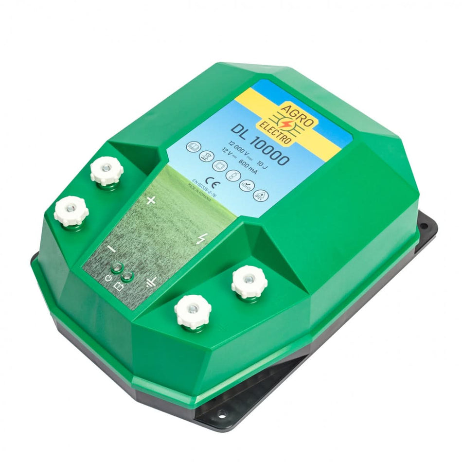 Aparat gard electric DL 10000, 12 V, 10 Joule, pentru împrejmuiri până la 35 km