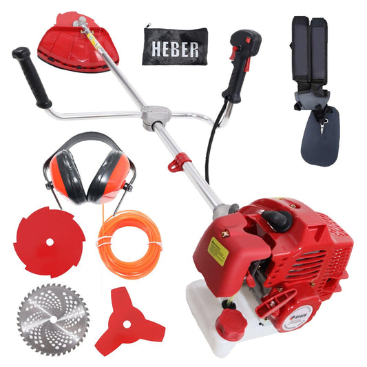 Motocoasa Heber HBR-5200, 5.7 CP, 10.000Rpm 4 Sisteme Taiere, Ham Profesional, Motor 2 Timpi - ZEP.RO - Ți-e la îndemână!