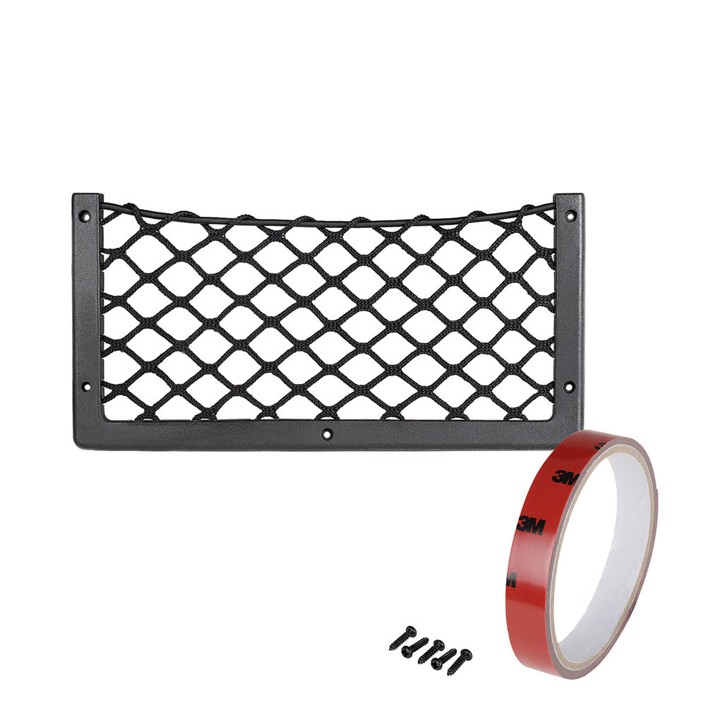 Organizator Depozitare Tip Plasă 302 x 169 mm - Cadrul Plastic Stabil, Elastic Cauciuc, Fixare Ușoară