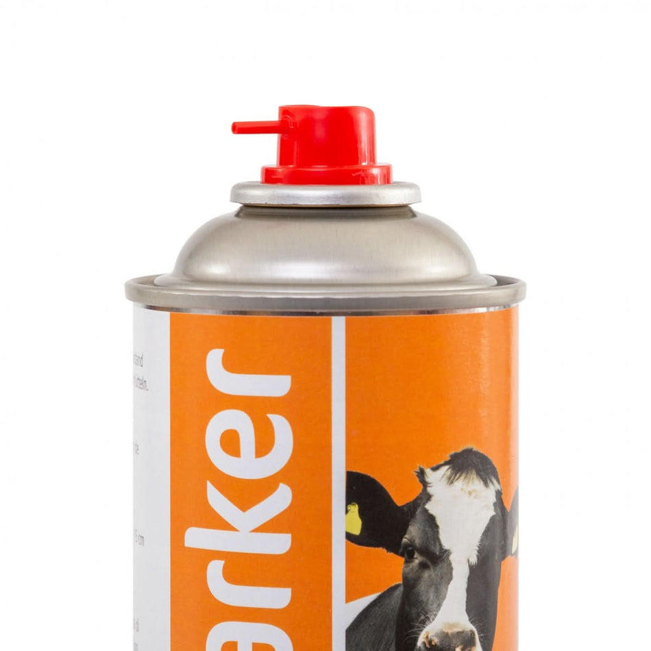 Spray portocaliu pentru marcarea bovinelor, vitelor, caprelor sau porcilor, TopMarker, 500 ml