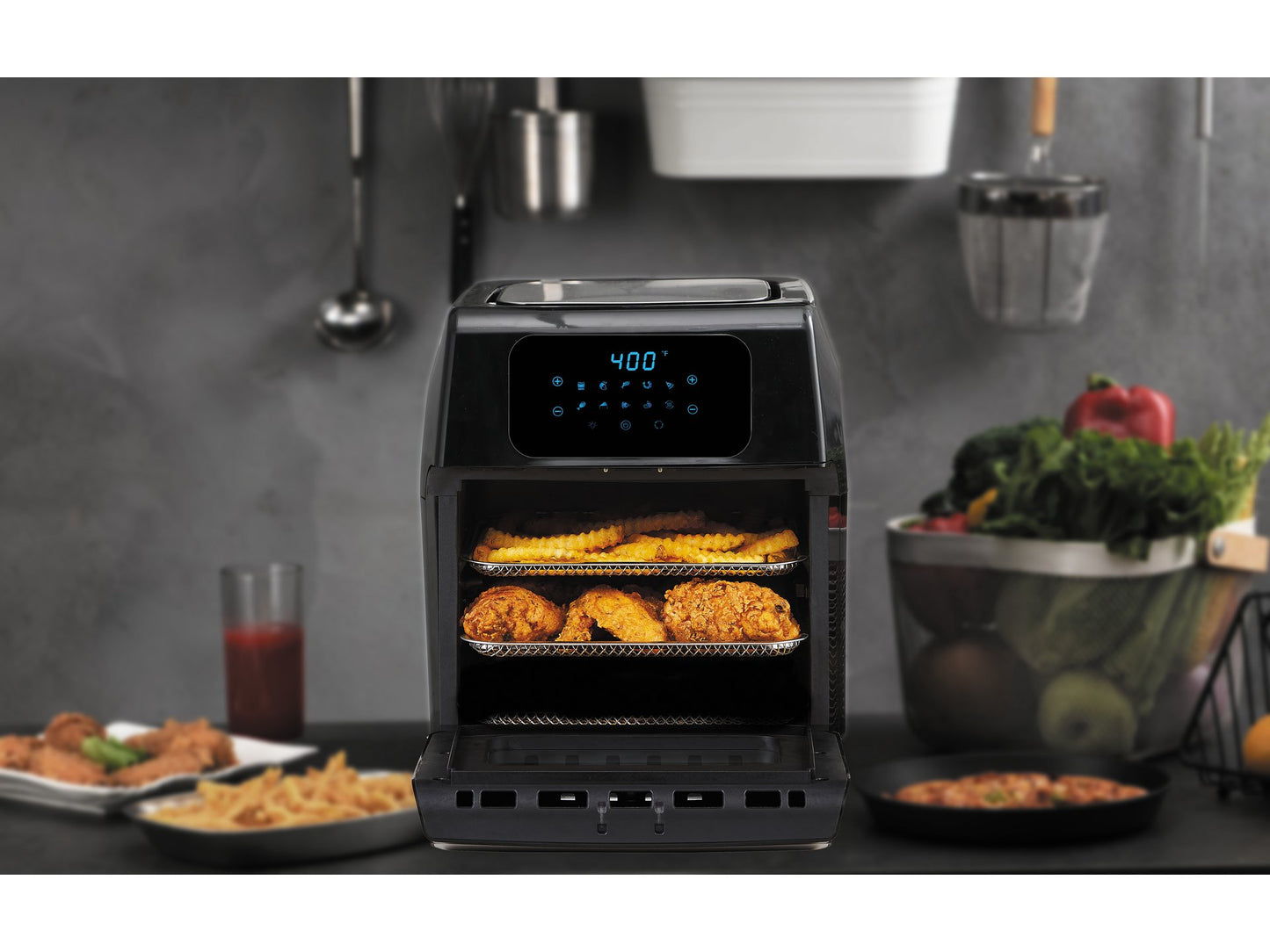 FRITEUZĂ CU AER CALD, 12L, 1800W