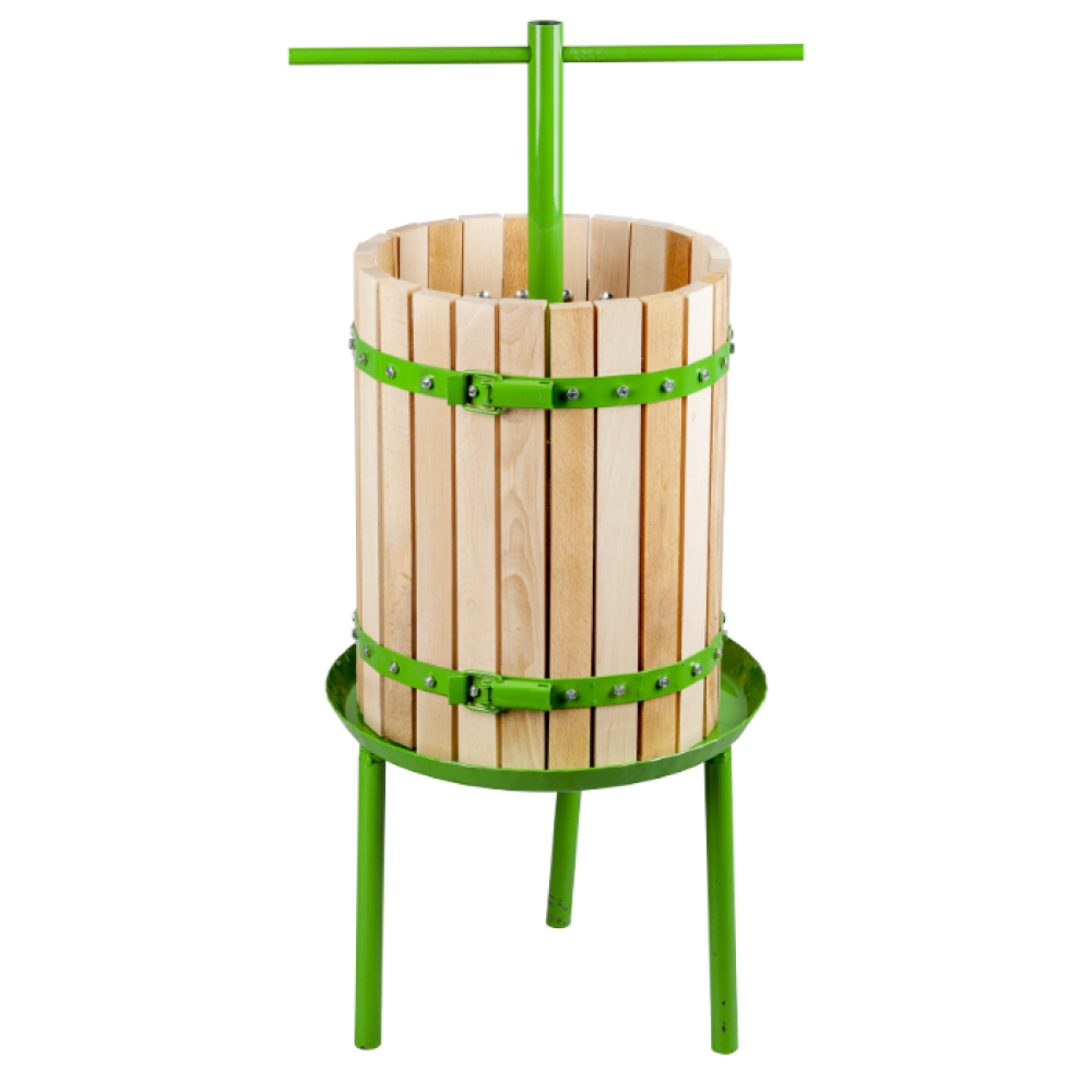 Teasc struguri ZEP 1710, 32 litri, demontabil, fabricat in Romania, cos lemn esenta tare, manual