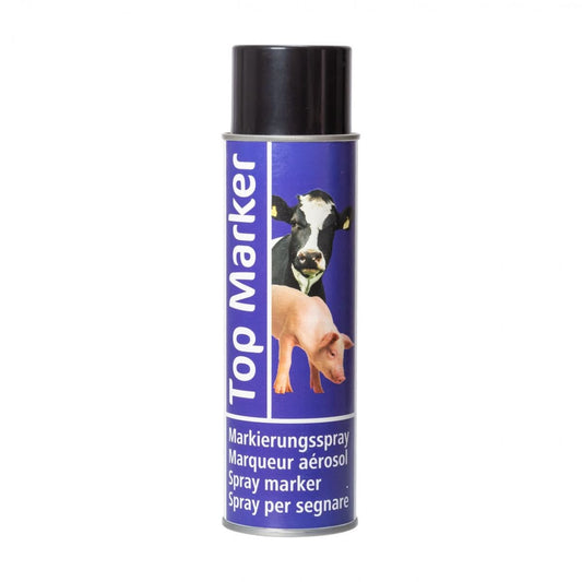Spray mov pentru marcarea bovinelor, vitelor, caprelor sau porcilor, TopMarker, 500 ml