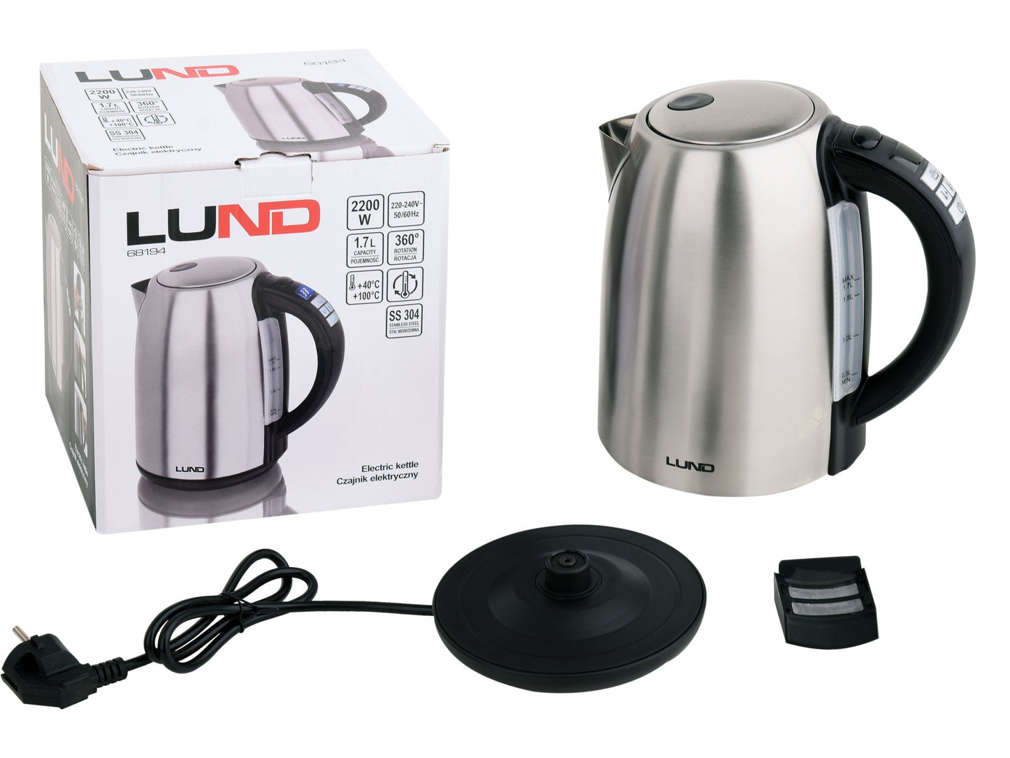 FIERBĂTOR CU REGLAREA TEMPERATURII, 1.7L