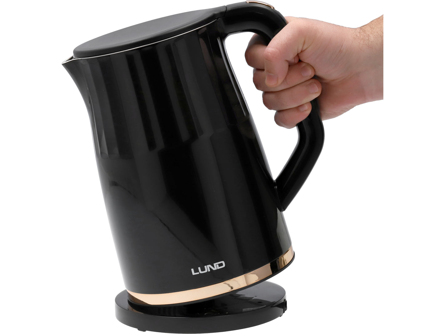 FIERBĂTOR ELECTRIC 1,7L, CONTROLUL TEMPERATURII, NEGRU