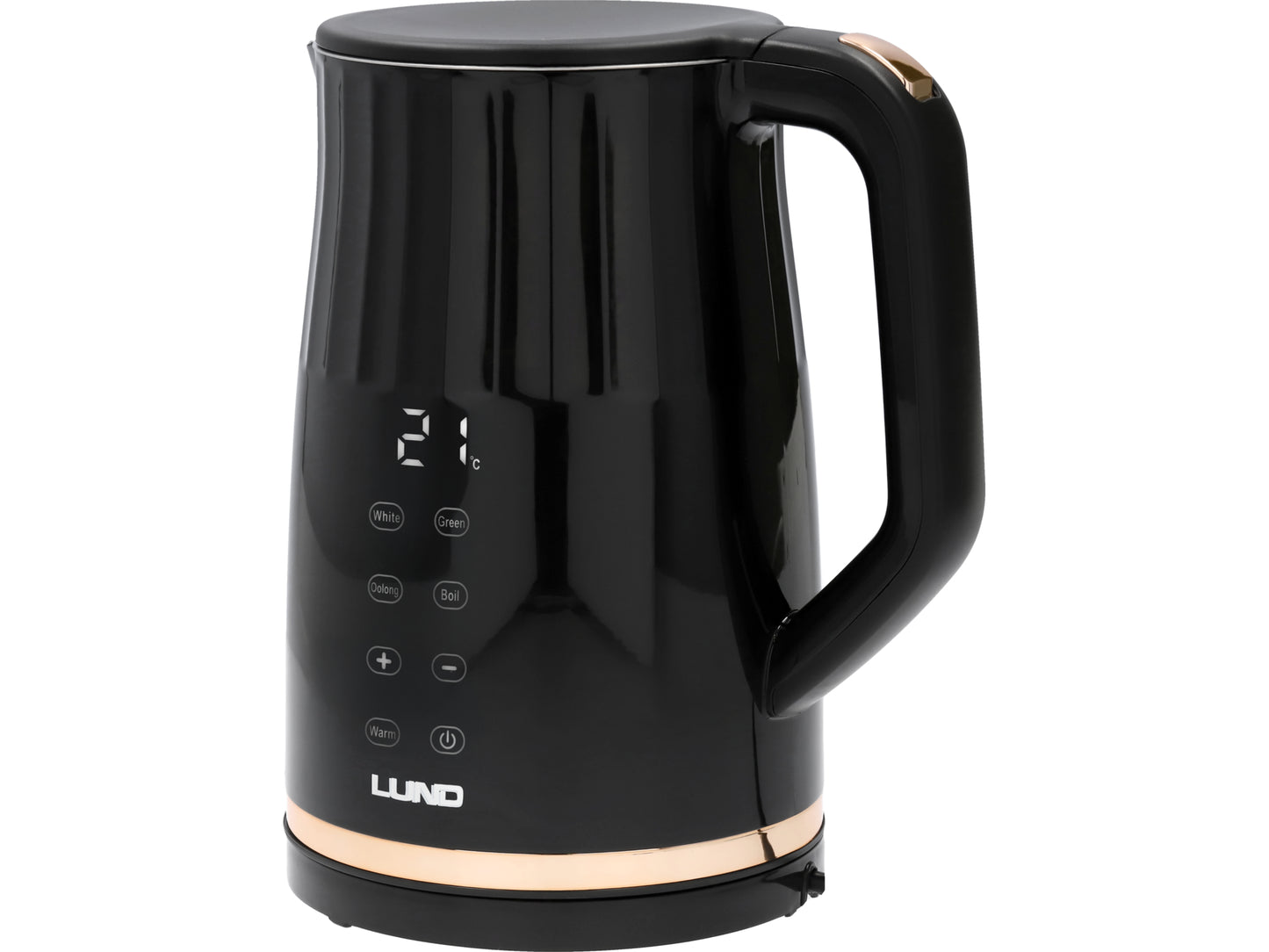 FIERBĂTOR ELECTRIC 1,7L, CONTROLUL TEMPERATURII, NEGRU