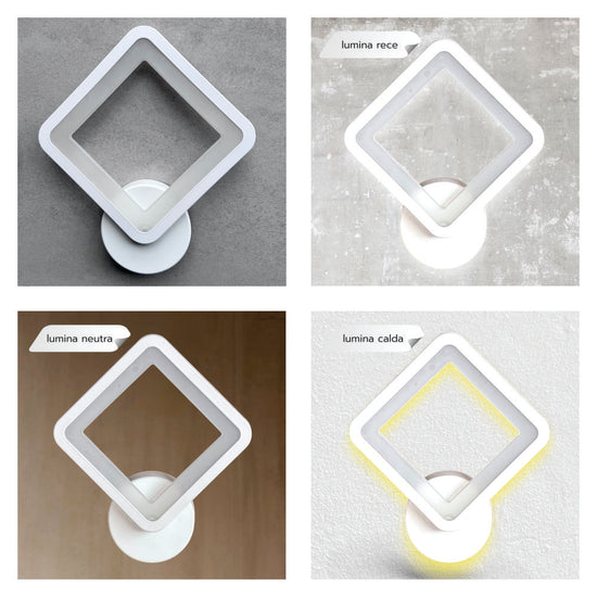 Aplica LED Hebe ajustabila, 20W, 1600 lm, 260x260x40 mm